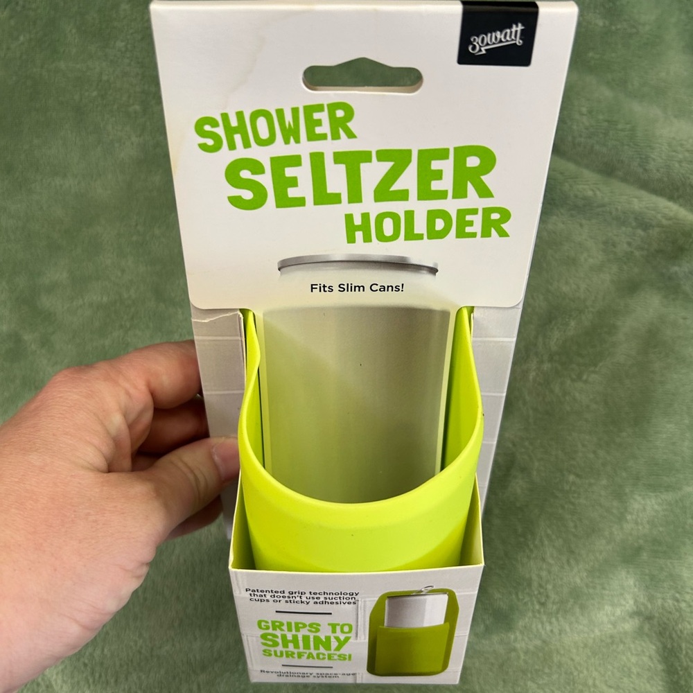 Shower Seltzer Holder - Neon Green